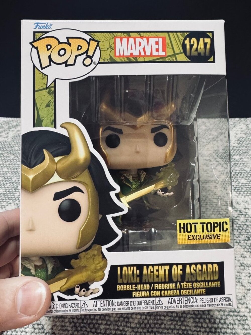 Funko Pop! Marvel- Loki Agent of Asgard #1247